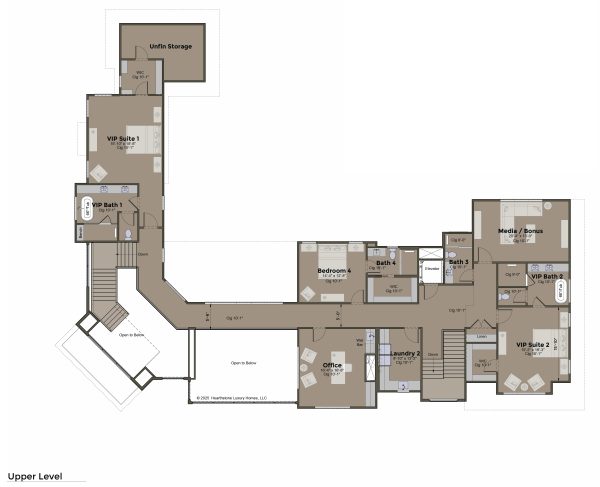 The Eastview 2nd FL - 2 Story House Plans